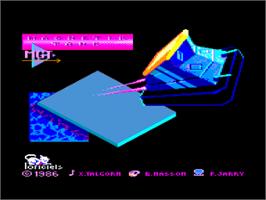 Title screen of Magnetik Tank on the Amstrad CPC.