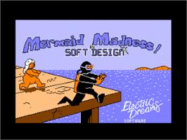 Title screen of Motorbike Madness on the Amstrad CPC.