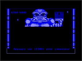 Title screen of Ping Pong on the Amstrad CPC.