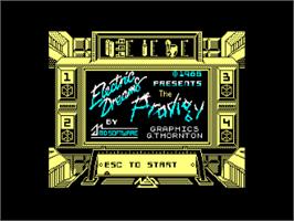 Title screen of Prodigy on the Amstrad CPC.