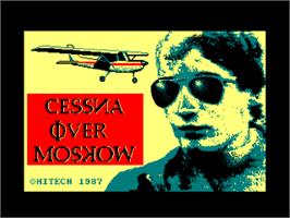 Title screen of Raid Over Moscow on the Amstrad CPC.