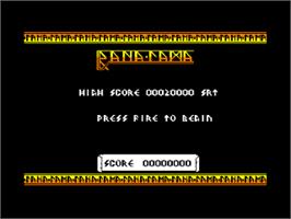 Title screen of Rana Rama on the Amstrad CPC.