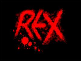 Title screen of Rex on the Amstrad CPC.