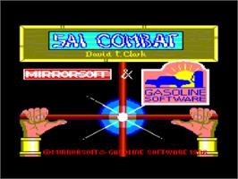 Title screen of Sai Combat on the Amstrad CPC.