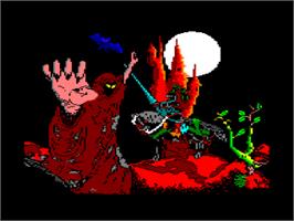 Title screen of Spirits on the Amstrad CPC.