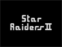 Title screen of Star Raiders 2 on the Amstrad CPC.
