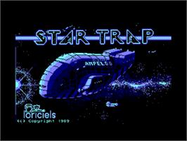 Title screen of Star Trap on the Amstrad CPC.