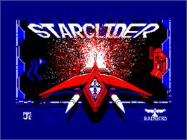Title screen of Starglider on the Amstrad CPC.