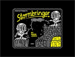 Title screen of Stormbringer on the Amstrad CPC.