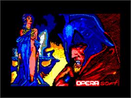 Title screen of Ulises on the Amstrad CPC.