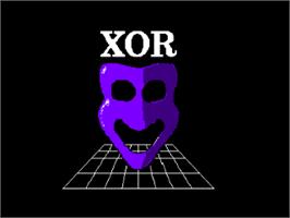 Title screen of Xor on the Amstrad CPC.