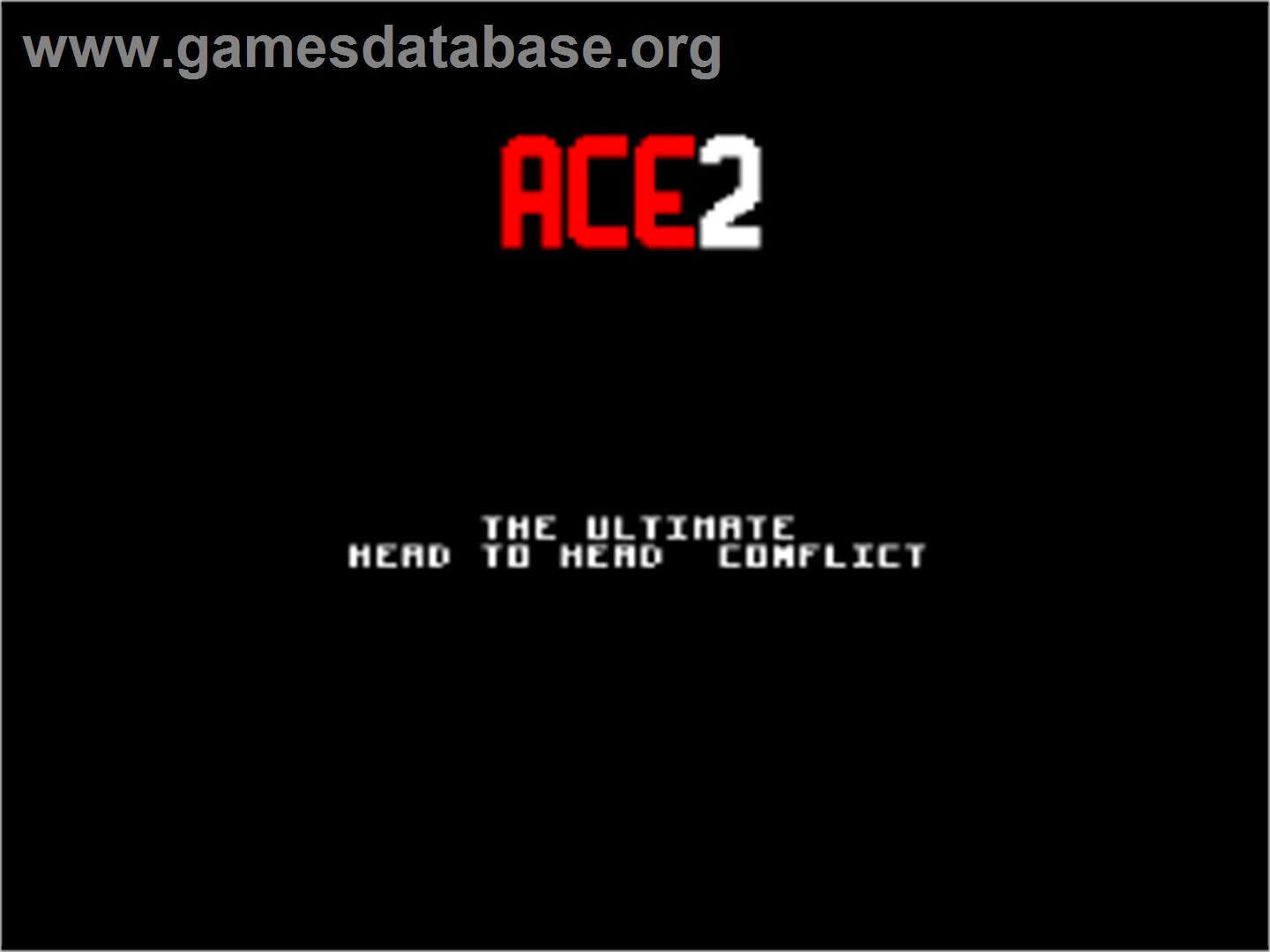 Ace 2: The Ultimate Head to Head Conflict - Amstrad CPC - Artwork - Title Screen