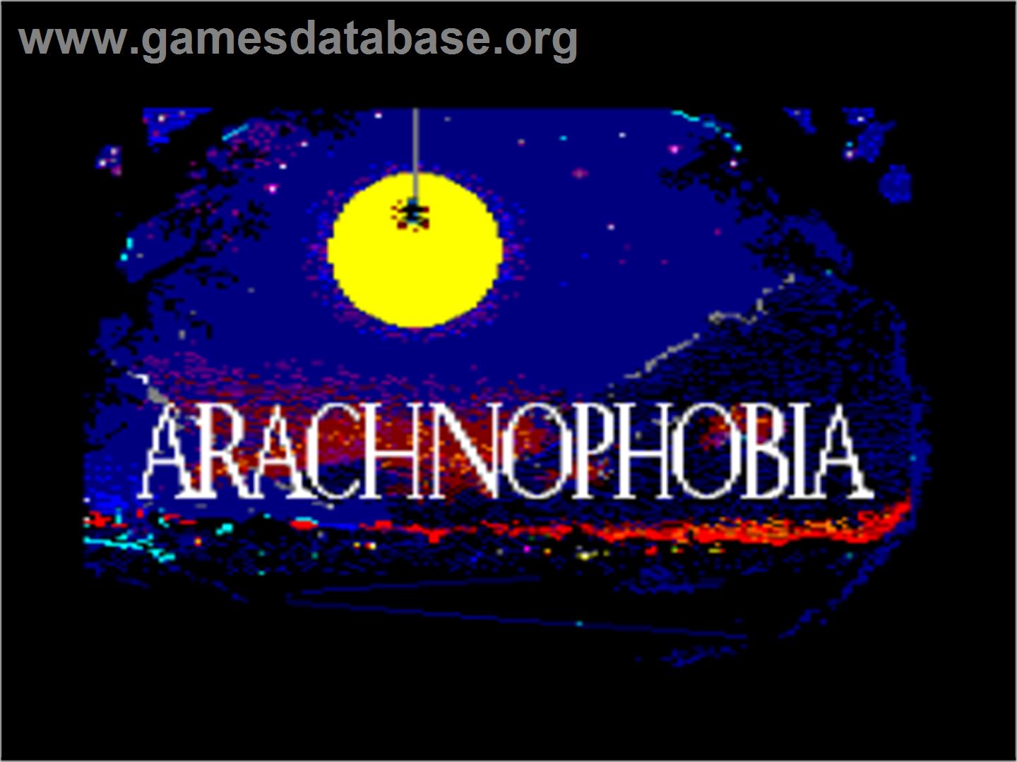 Arachnophobia - Amstrad CPC - Artwork - Title Screen