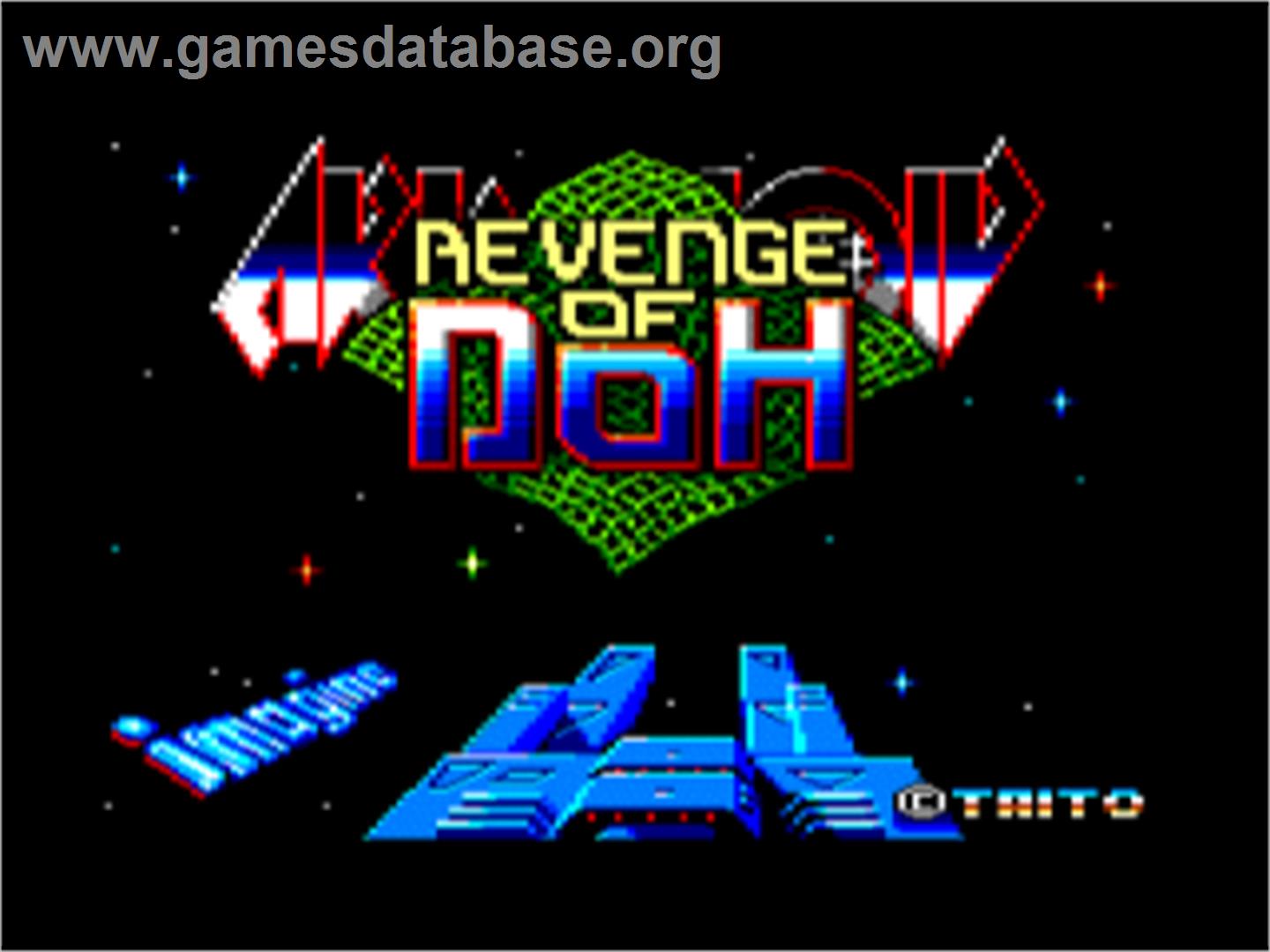 Arkanoid - Revenge of DOH - Amstrad CPC - Artwork - Title Screen