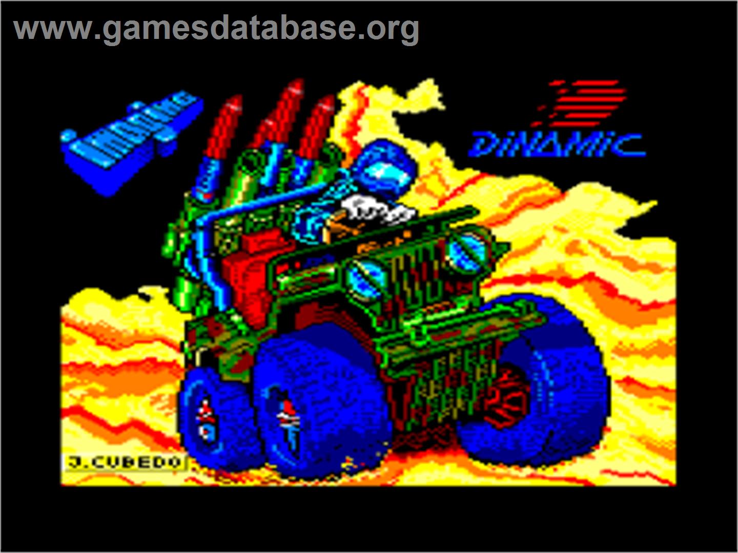 Army Moves - Amstrad CPC - Artwork - Title Screen
