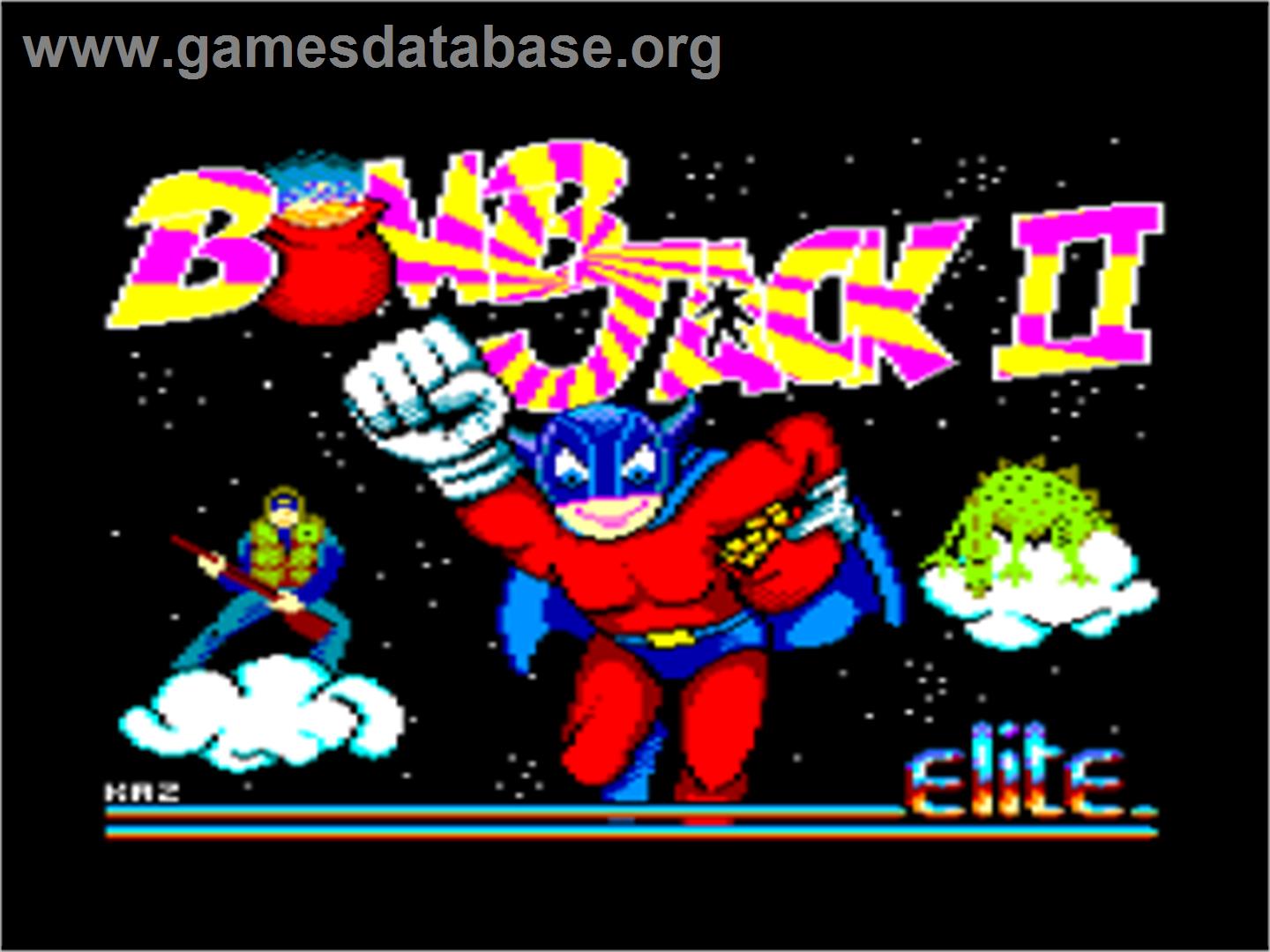 Bomb Jack 2 - Amstrad CPC - Artwork - Title Screen