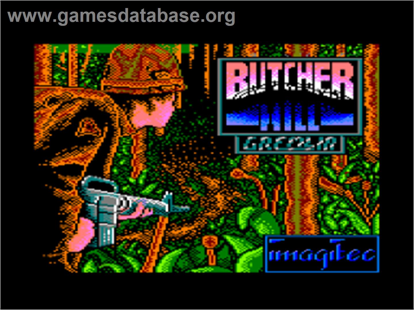 Butcher Hill - Amstrad CPC - Artwork - Title Screen