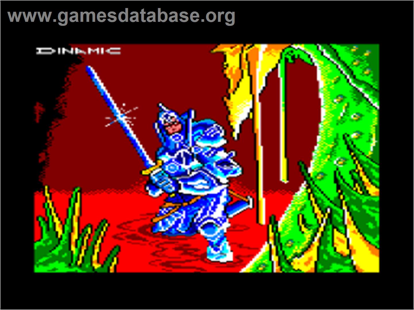 Camelot Warriors - Amstrad CPC - Artwork - Title Screen