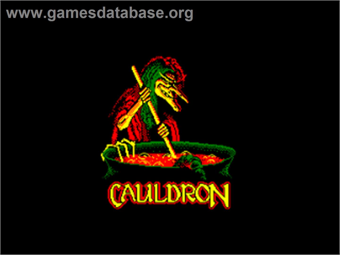 Cauldron - Amstrad CPC - Artwork - Title Screen