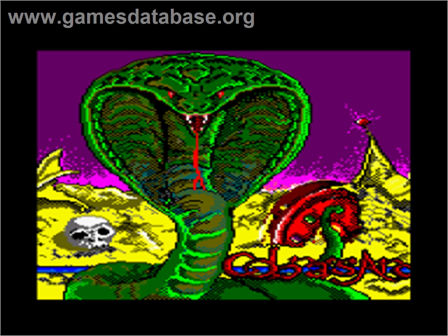 Cobra's Arc - Amstrad CPC - Artwork - Title Screen