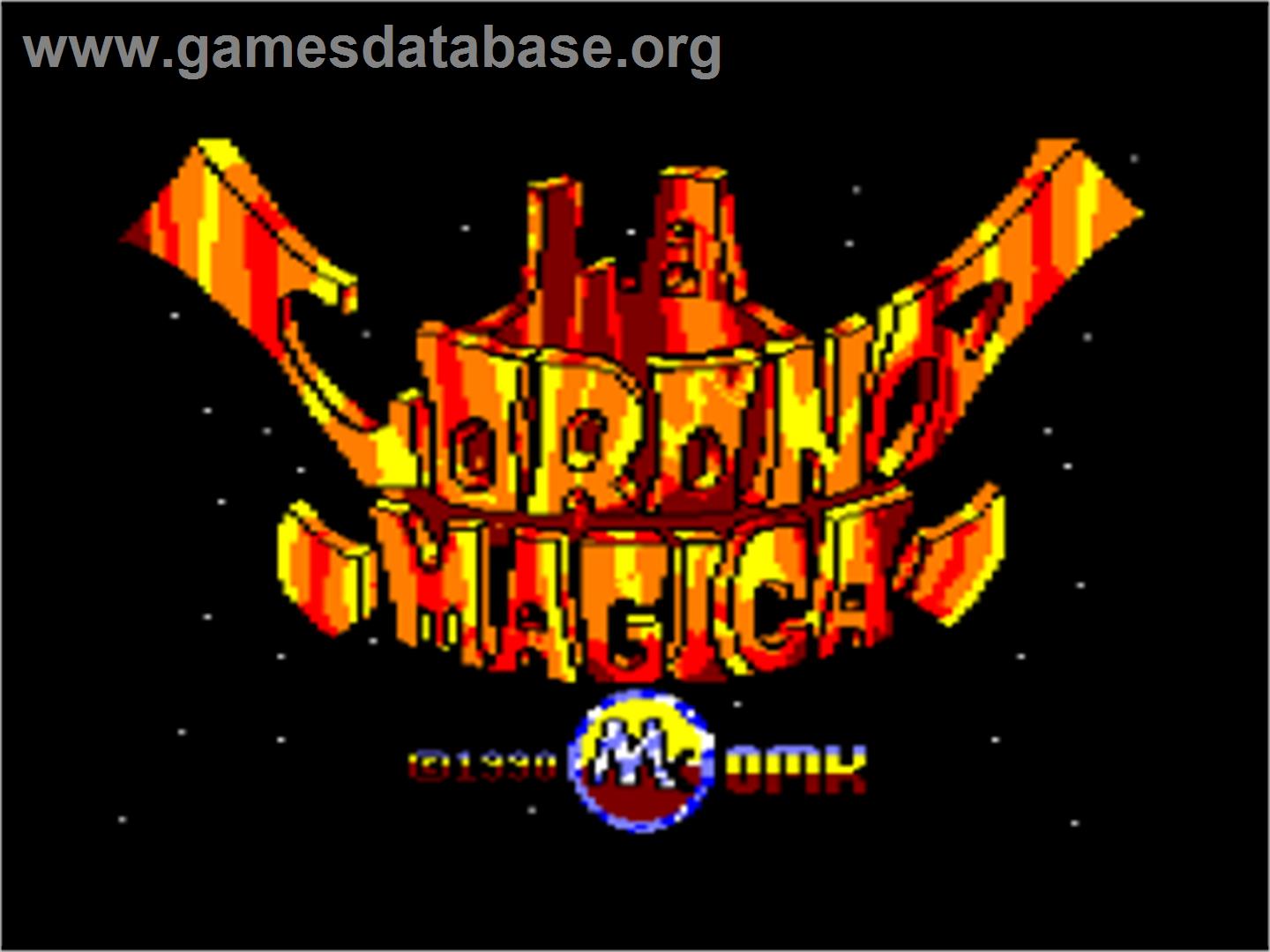 Corona Mágica - Amstrad CPC - Artwork - Title Screen