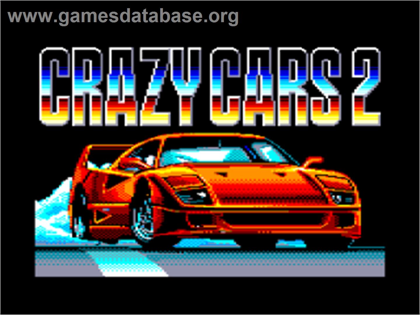 Crazy Cars 2 - Amstrad CPC - Artwork - Title Screen