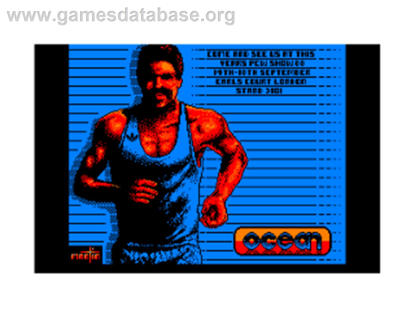 Daley Thompson's Olympic Challenge - Amstrad CPC - Artwork - Title Screen
