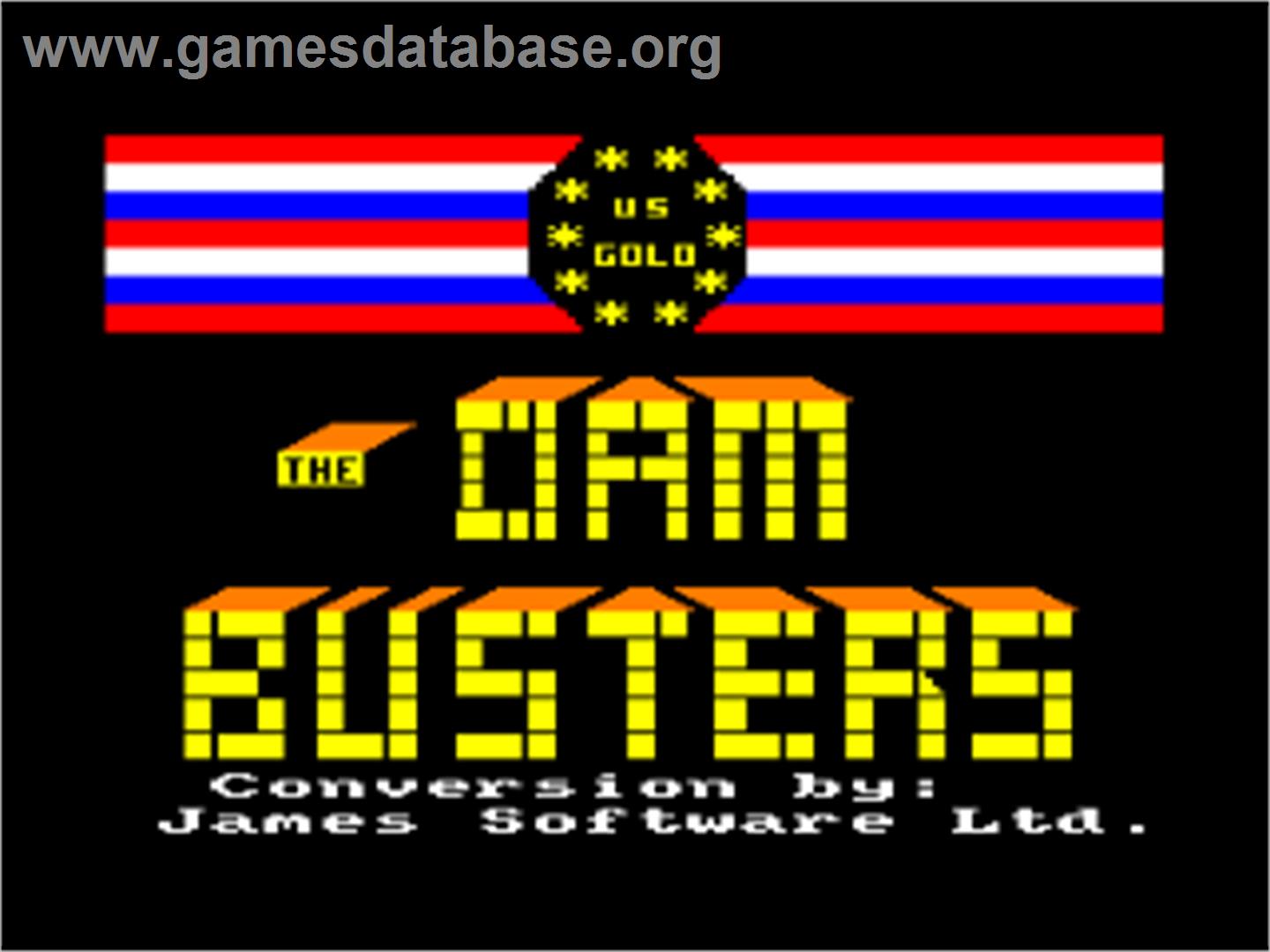 Dambusters - Amstrad CPC - Artwork - Title Screen