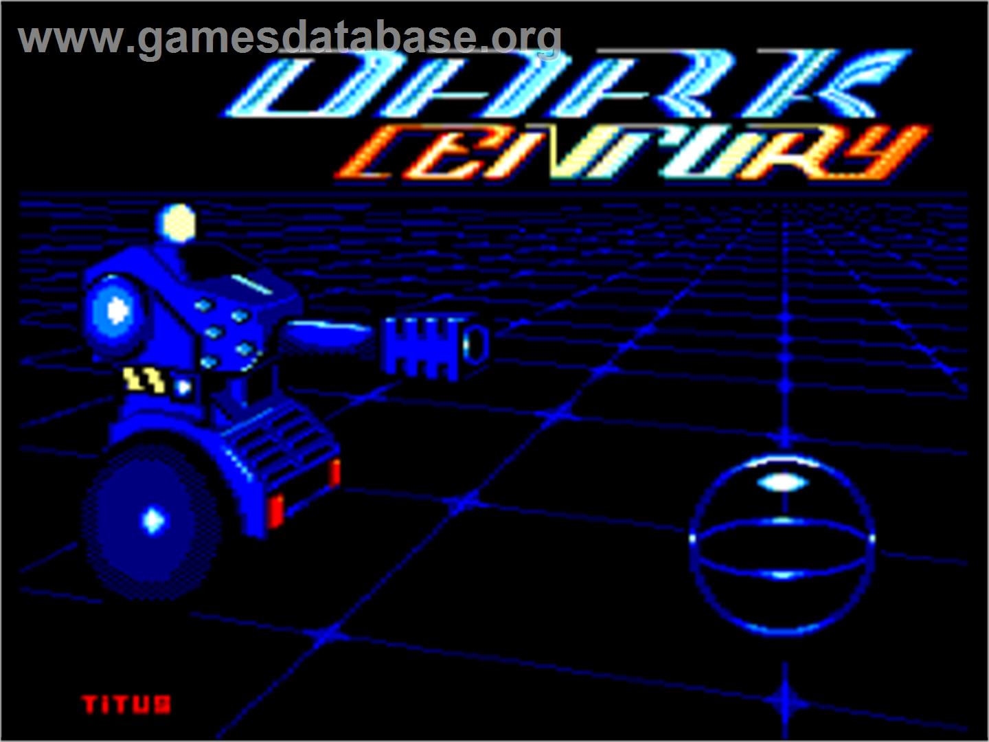 Dark Century - Amstrad CPC - Artwork - Title Screen