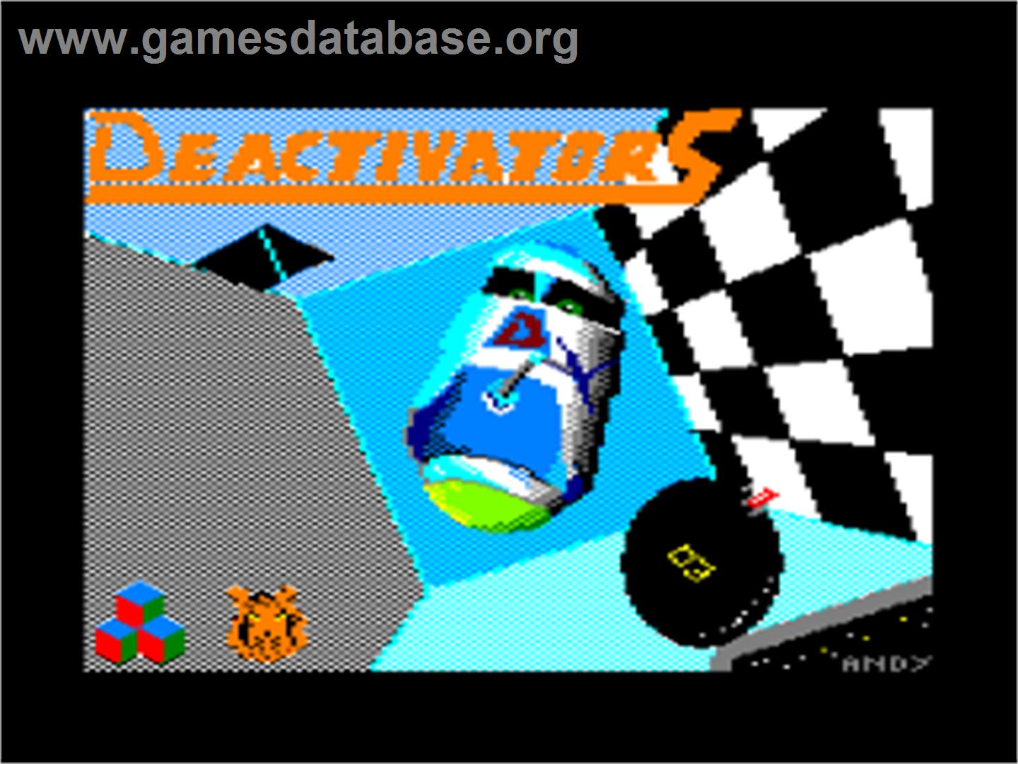 Deactivators - Amstrad CPC - Artwork - Title Screen