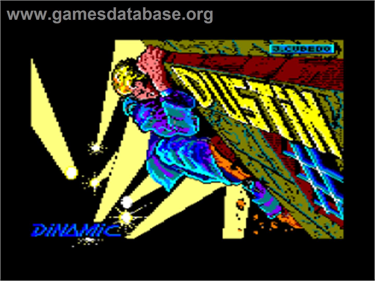 Dustin - Amstrad CPC - Artwork - Title Screen