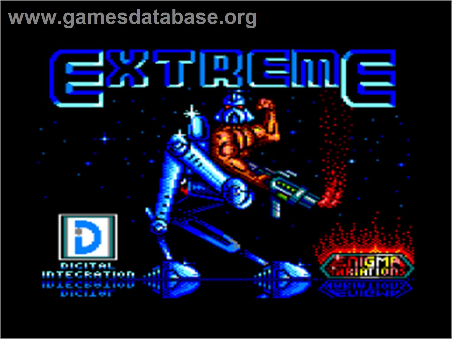 Extreme - Amstrad CPC - Artwork - Title Screen