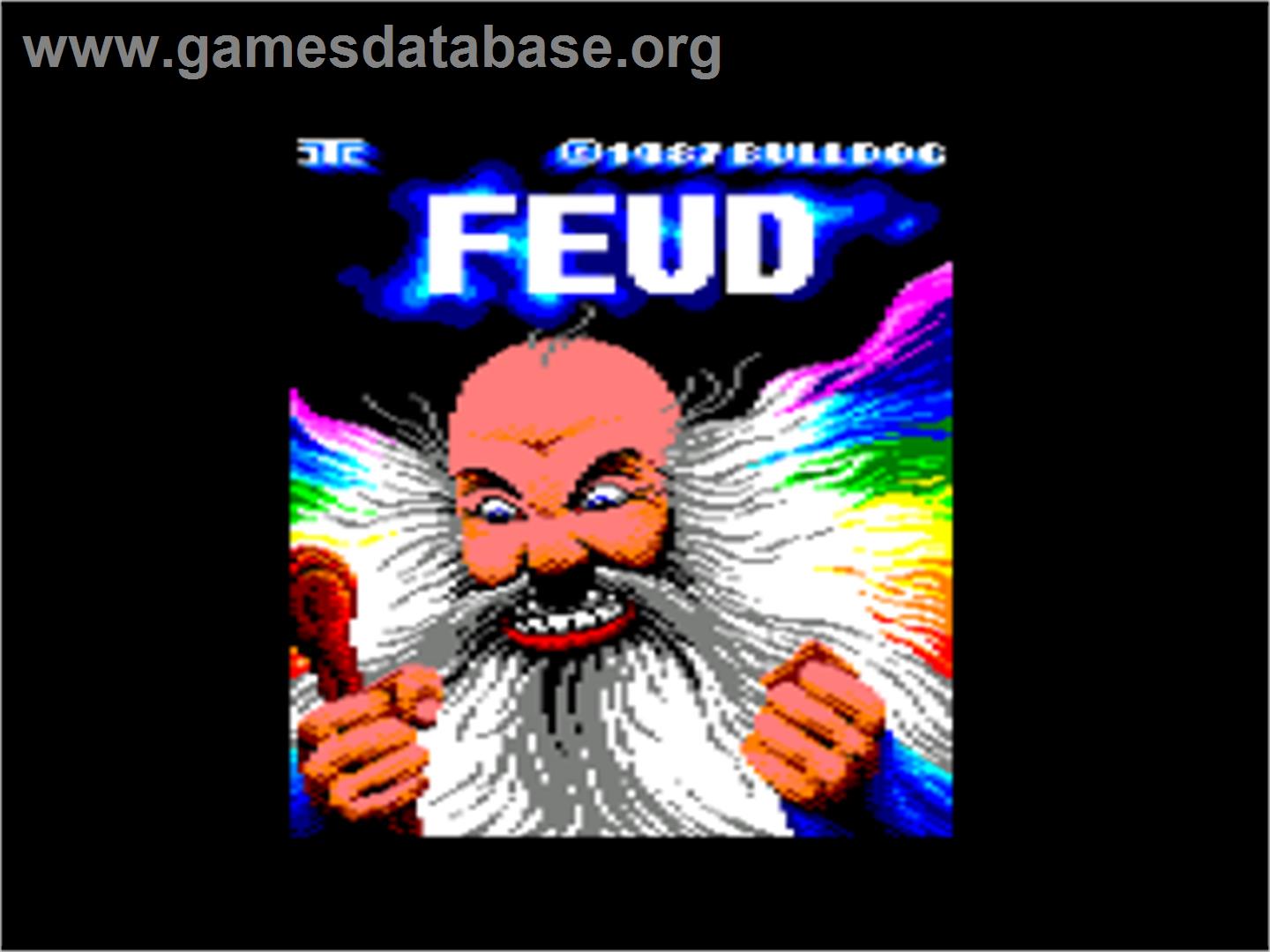 Feud - Amstrad CPC - Artwork - Title Screen