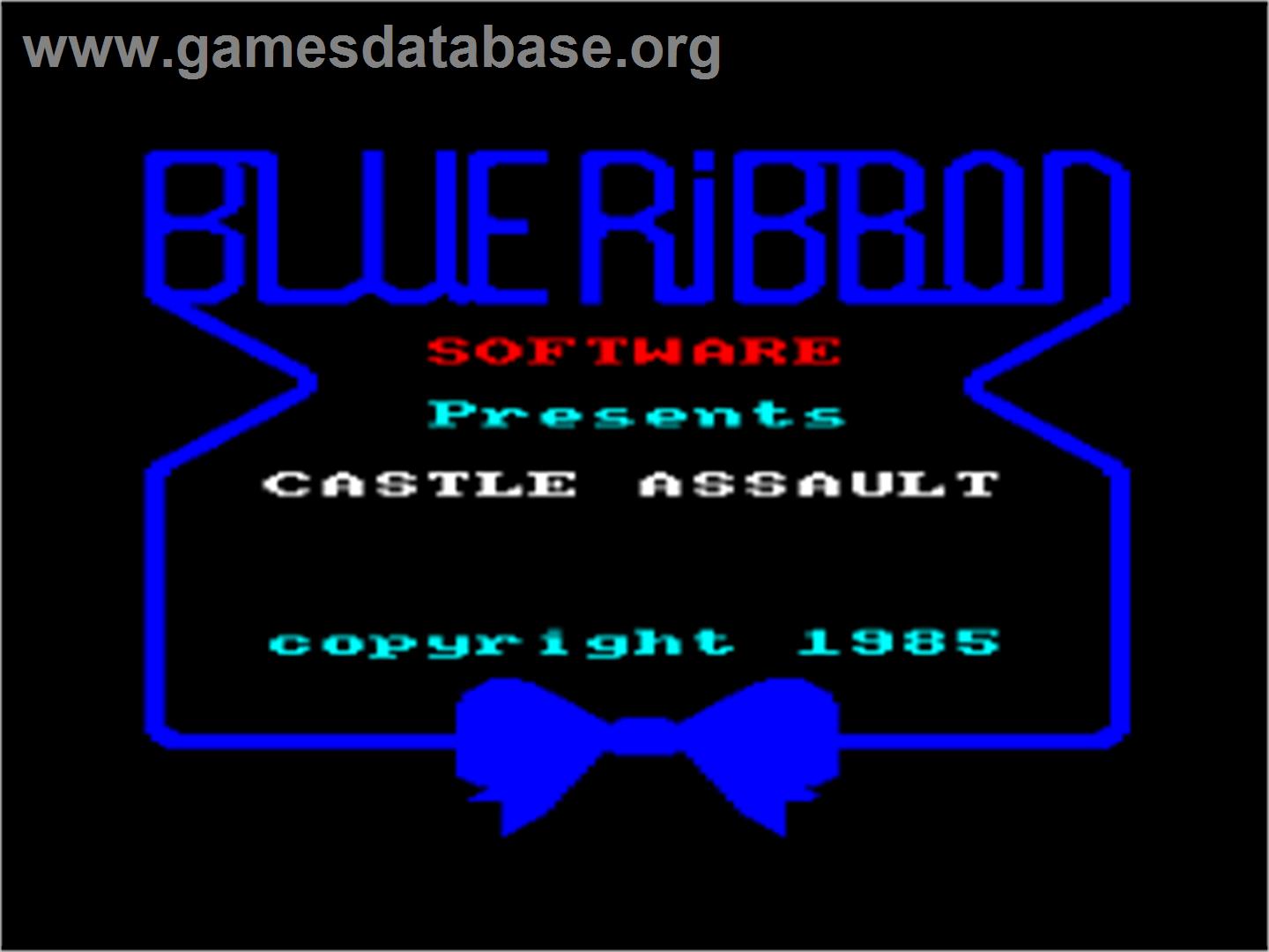 Final Assault - Amstrad CPC - Artwork - Title Screen