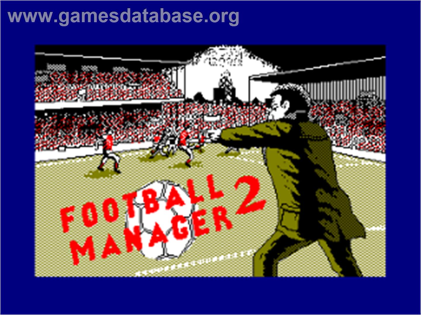 Football Manager 2 - Amstrad CPC - Artwork - Title Screen