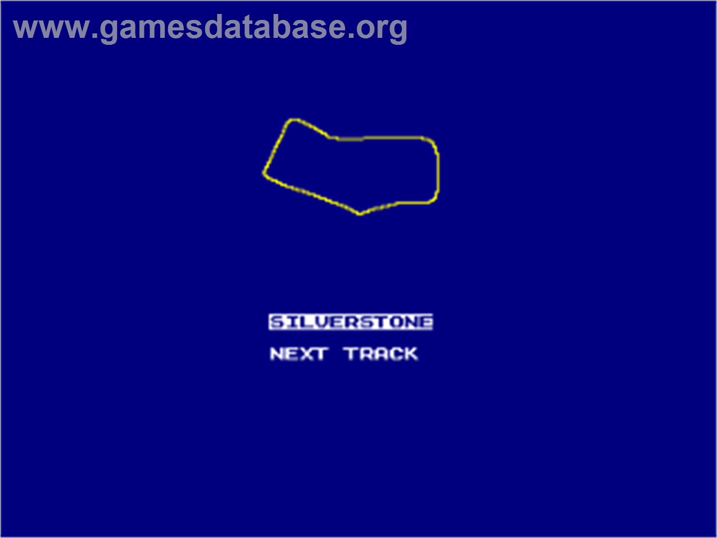 Formula 1 Simulator - Amstrad CPC - Artwork - Title Screen