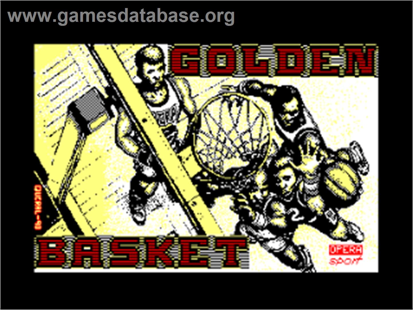Golden Basket - Amstrad CPC - Artwork - Title Screen