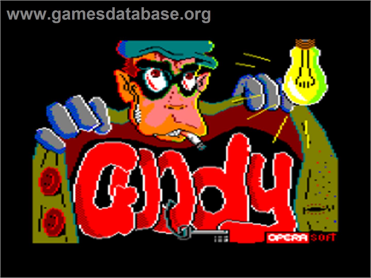 Goody - Amstrad CPC - Artwork - Title Screen