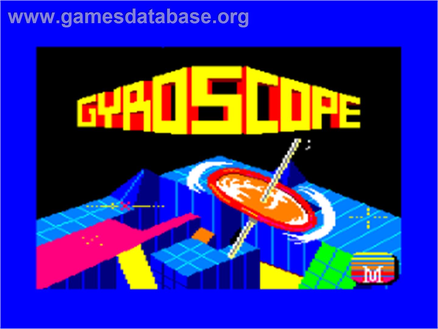 Gyroscope - Amstrad CPC - Artwork - Title Screen