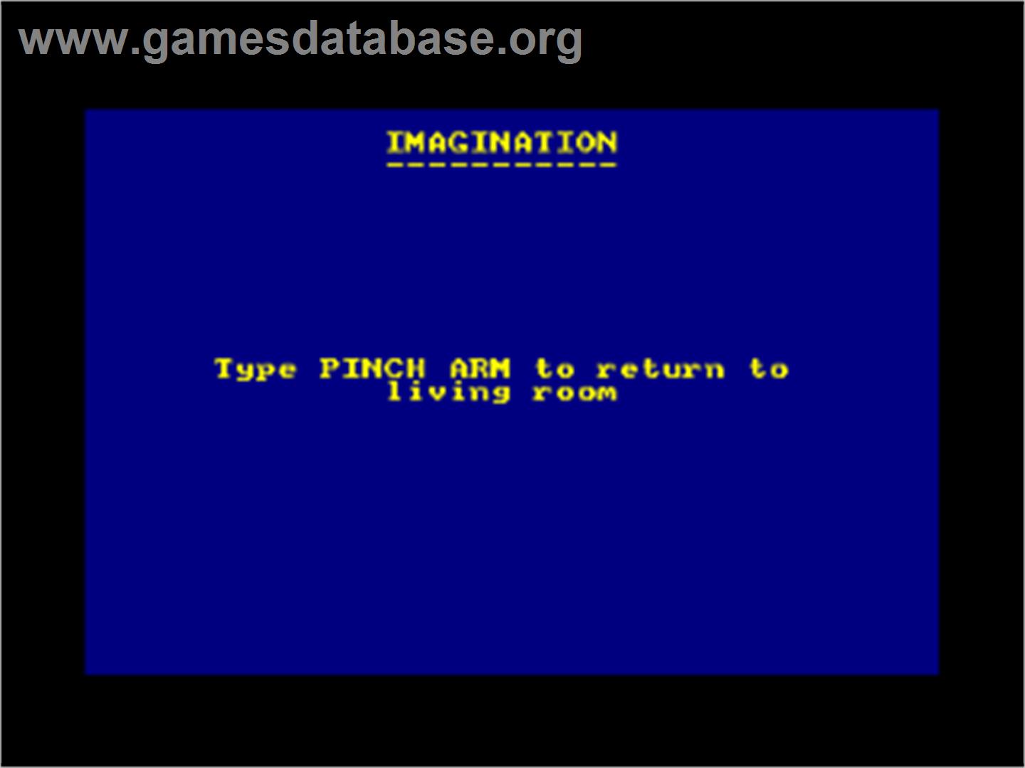 Imagination - Amstrad CPC - Artwork - Title Screen