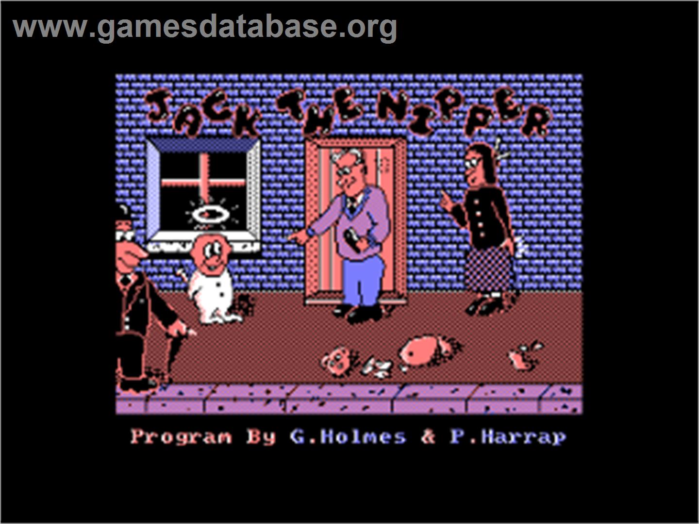 Jack the Nipper - Amstrad CPC - Artwork - Title Screen