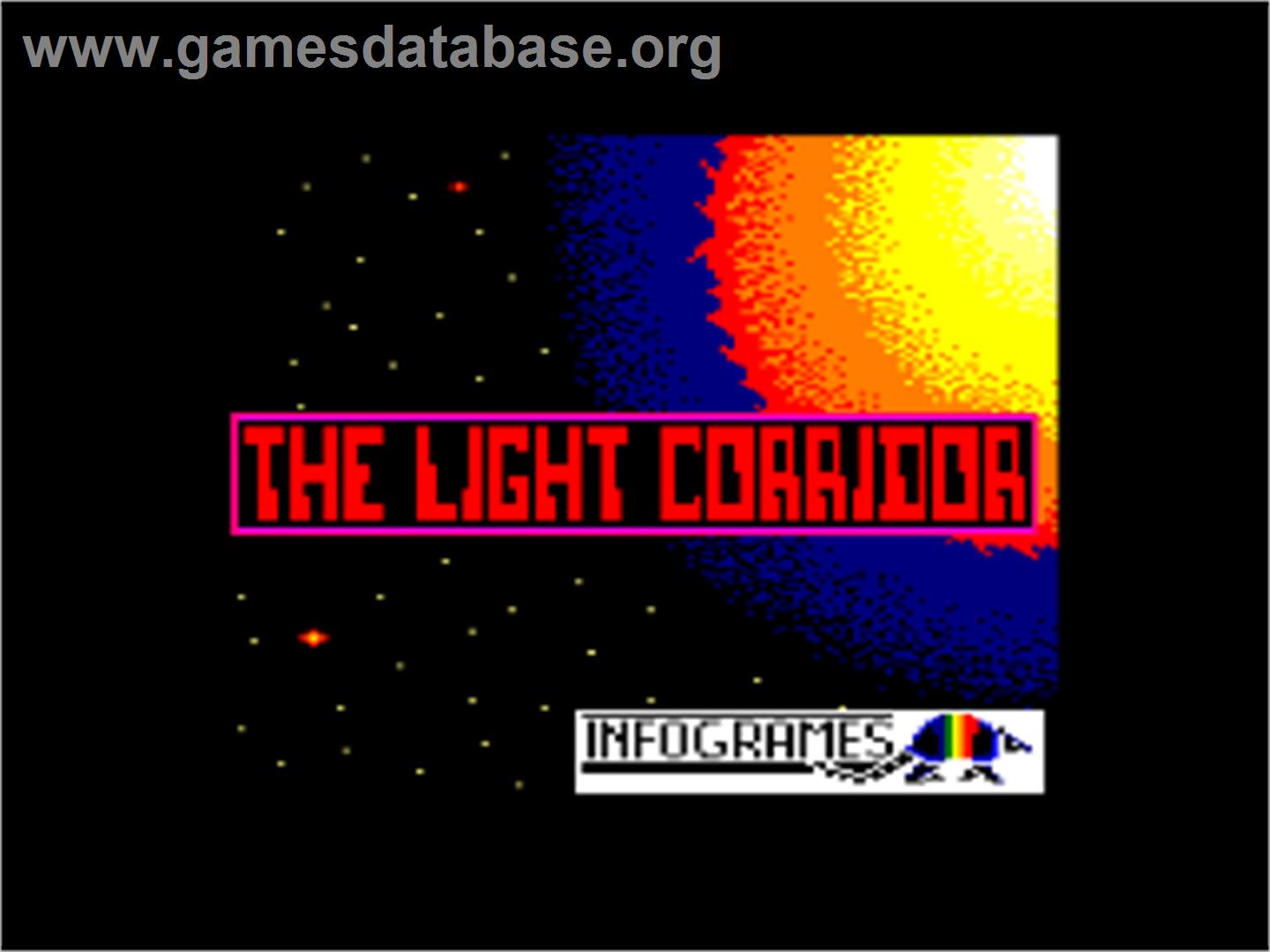 Light Corridor - Amstrad CPC - Artwork - Title Screen