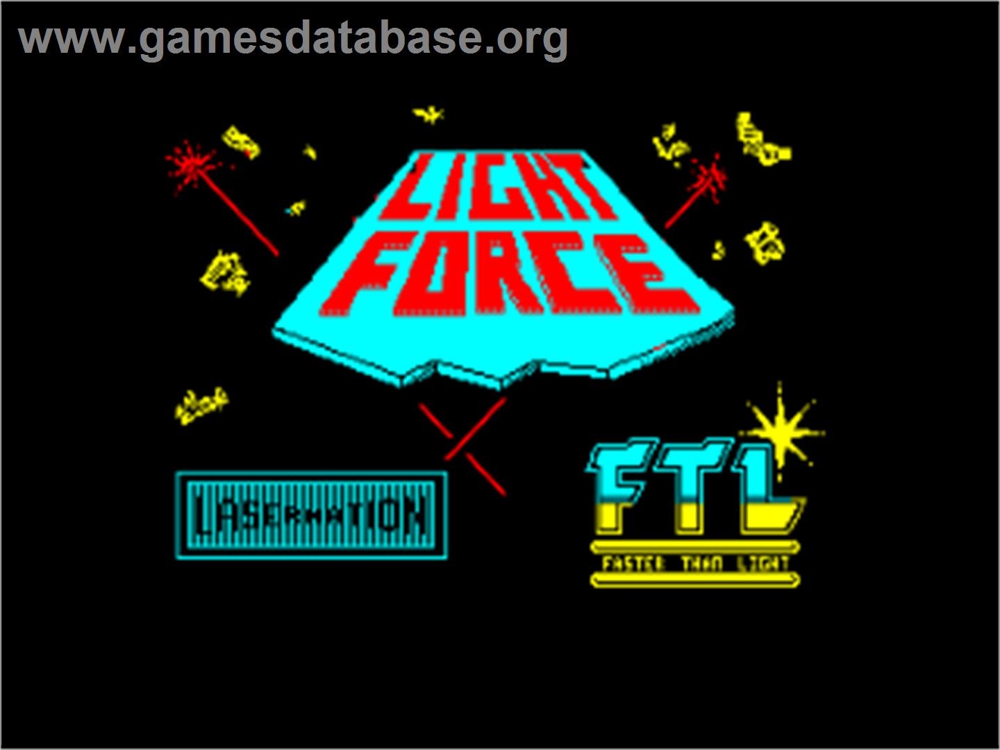 Light Force - Amstrad CPC - Artwork - Title Screen