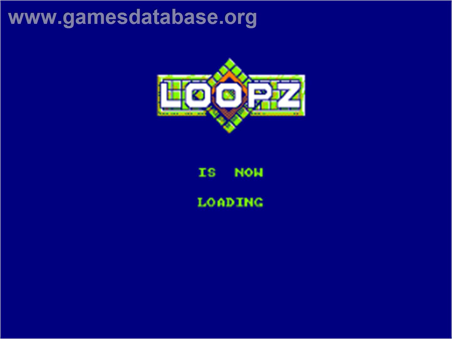 Loopz - Amstrad CPC - Artwork - Title Screen