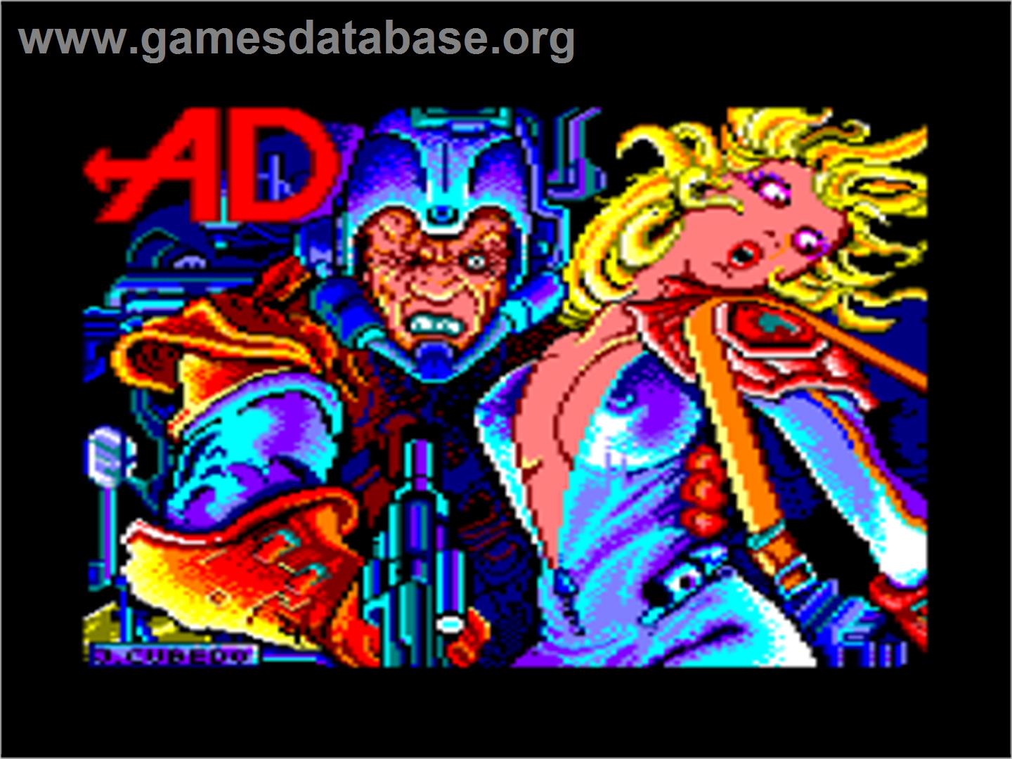 Megacorp - Amstrad CPC - Artwork - Title Screen