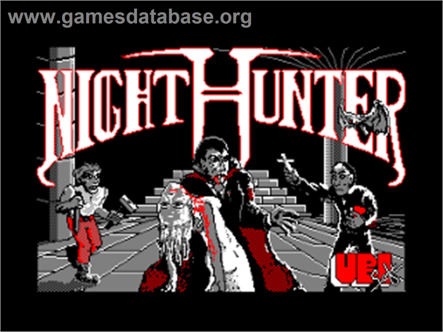 Night Hunter - Amstrad CPC - Artwork - Title Screen