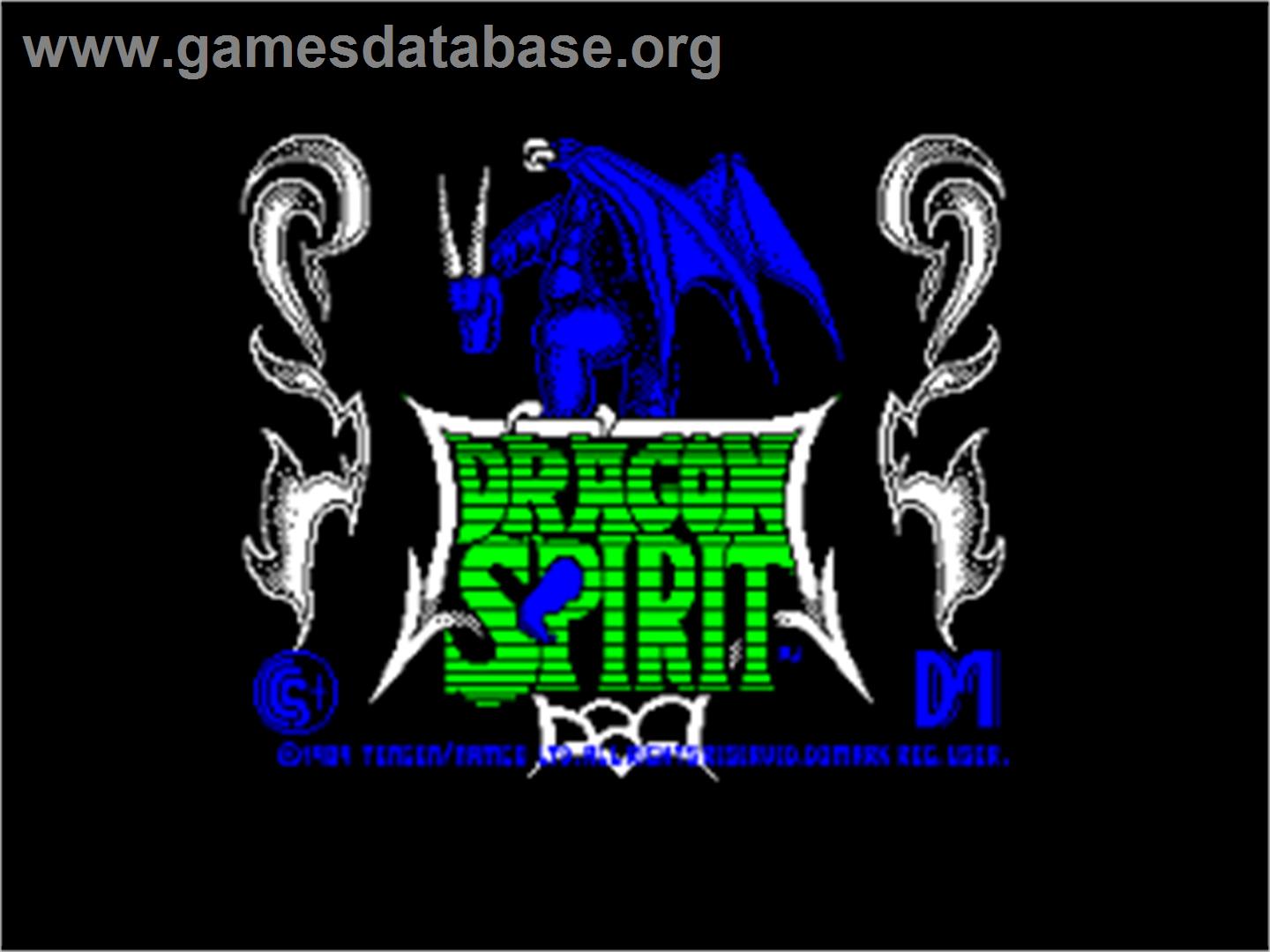 Ninja Spirit - Amstrad CPC - Artwork - Title Screen