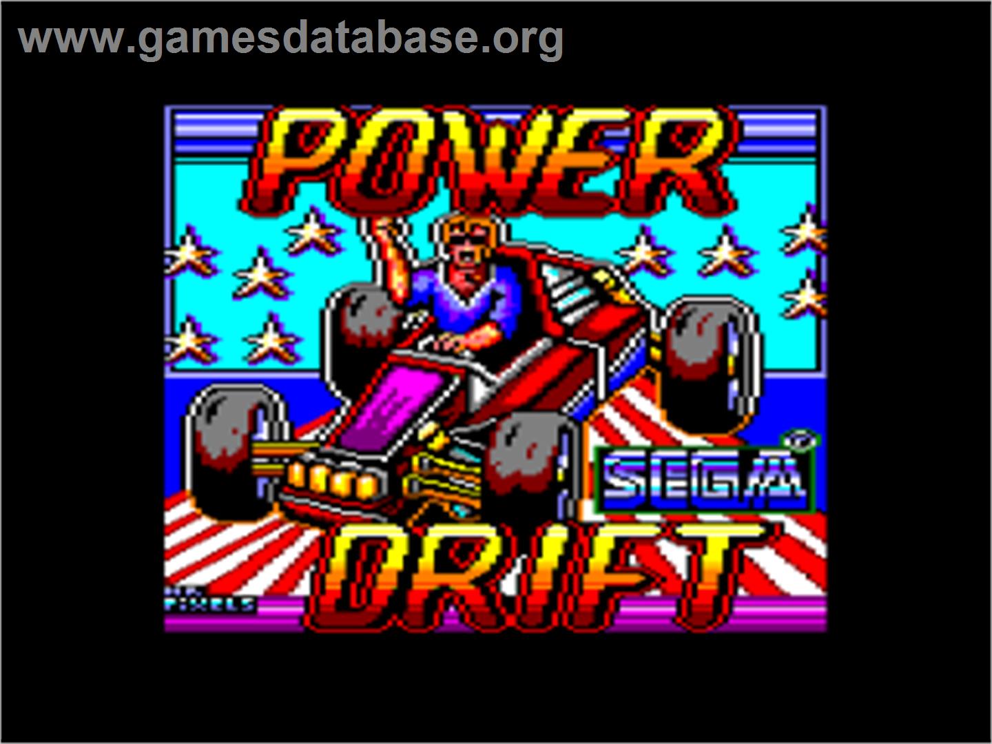 Power Drift - Amstrad CPC - Artwork - Title Screen