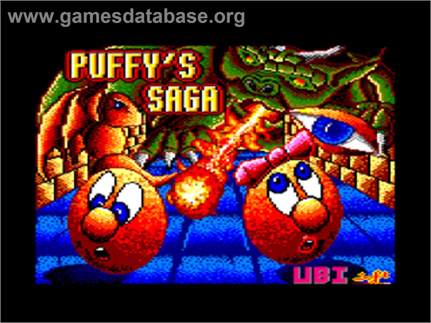 Puffy's Saga - Amstrad CPC - Artwork - Title Screen