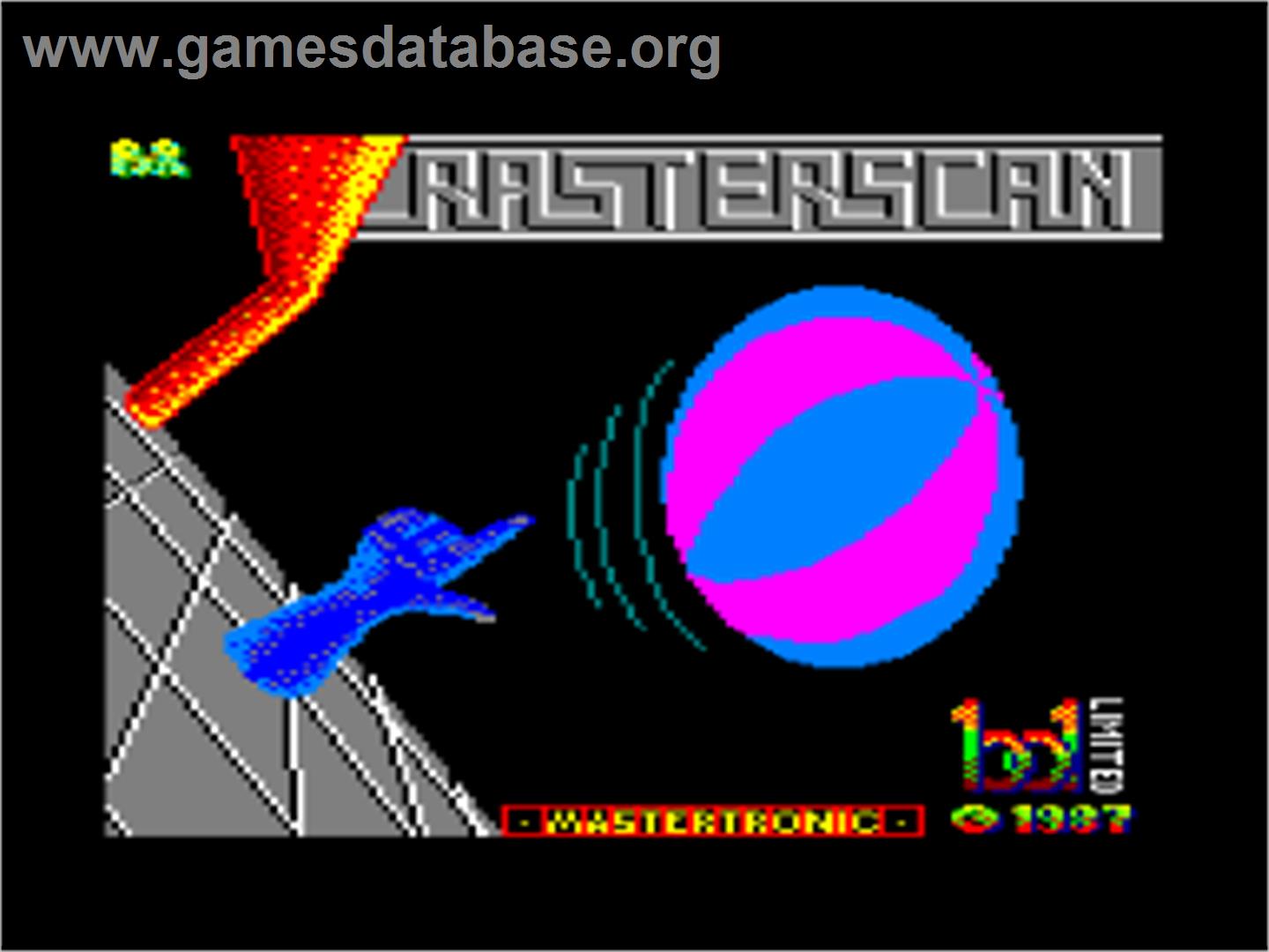 Rasterscan - Amstrad CPC - Artwork - Title Screen